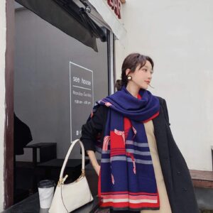 Beyond Joy Cashmere Substitute 100% Acrylic Shawl Scarf Double sided - Image 5