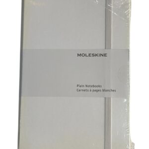 Moleskine White Large Ruled Notebook Hard Cover White x 2 Notebooks Set