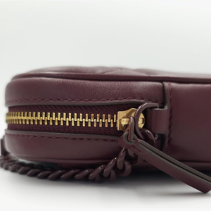 Tory Burch Willa Soft Quilt Phone Crossbody 139305 Claret 639 - Image 3