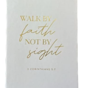 Eccolo Hard Cover "Walk by Faith Not by Sight 2 Corinthians 5: 7"Christian bible - Image 3