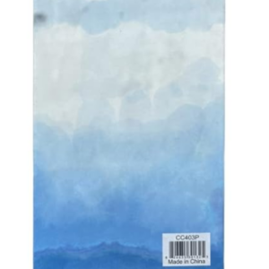Eccolo Faux Leather Life is Fragile, Handle with Prayer Sky Ocean Blue Water - Image 4