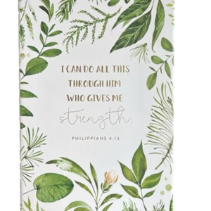 Eccolo "I can do all this through Him who gives .... " Christian Notebook