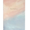 Thimblepress "Faithful Christian Bible Verses Blank Journal Notebook Pink & Blue