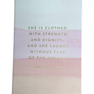 Eccolo Bible Notebook "She is Clothed with Strength... Proverbs 31:25″