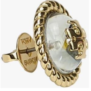 Alternative view of Tory Burch Rope Logo Resin Earring 139831
