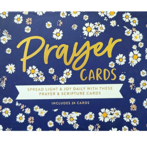 Eccolo Prayer Cards | Beautiful Daisy Floral Design includes 24 different flat