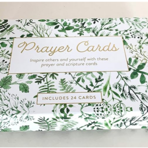 Eccolo Prayer Cards Botanic Floral Design includes 24 different flat