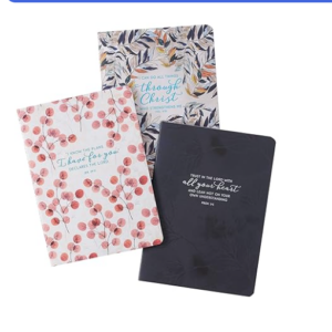 Christian Art Gifts Scripture Notebook Set All Things Through Christ Philippians - Image 4