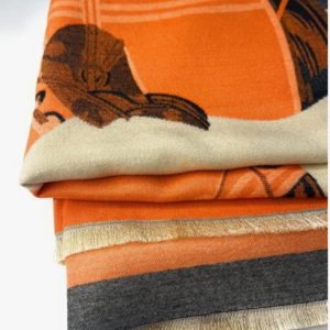 Beyond Joy Cashmere Substitute 100% Acrylic Shawl Scarf Double sided - Image 4
