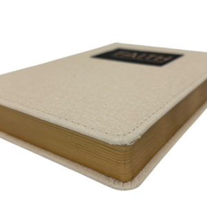 Alternative view of Aida + Jade “FAITH makes all things possible” 400 Pages Faux Linen Notebook
