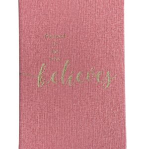 Eccolo Bible Notebook "Blessed is She Who Believes."