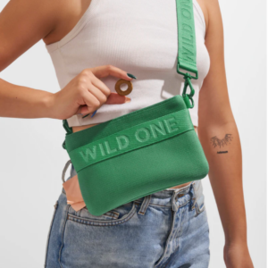 Wild One Treat Pouch Spruce (Green) Recycled Knit - Image 3
