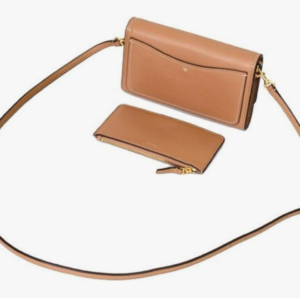 Alternative view of Tory Burch Thea Pebbled Leather With Gold-tone Hardware Crossbody & Wallet