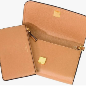 Tory Burch Thea Pebbled Leather With Gold-tone Hardware Crossbody & Wallet - Image 4