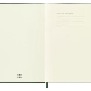 Moleskine Holiday Notebook Hard Cover Ruled Large 5" x 8.25" Myrtle Green 240pg - Image 3
