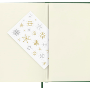 Moleskine Holiday Notebook Hard Cover Ruled Large 5" x 8.25" Myrtle Green 240pg - Image 5