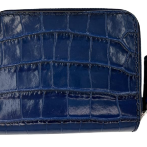 Tory Burch Thea Embossed Bi Fold Wallet Royal Navy - Image 3