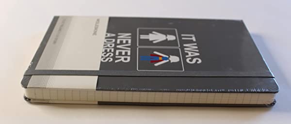 Beyond Joy Grey Hard Cover Ruled Notebook & Go Pen Bundle 240 Lined Pages, Acid - Free Paper, Large 5 x 8.25" It was never a dress!! - Image 5
