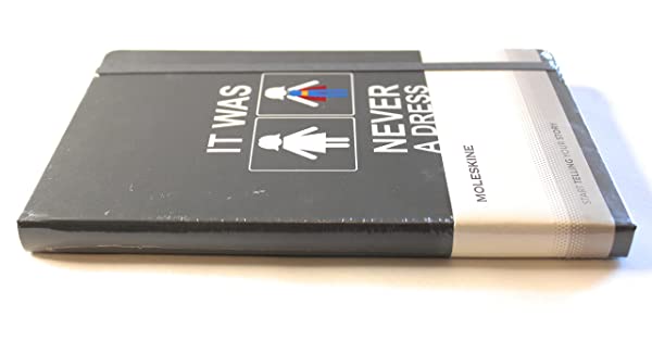 Beyond Joy Grey Hard Cover Ruled Notebook & Go Pen Bundle 240 Lined Pages, Acid - Free Paper, Large 5 x 8.25" It was never a dress!! - Image 7