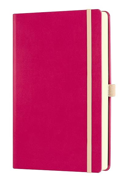 Castelli Milano AQUARELA Amaranth Notebook 13x21 cm Squared Hard Cover Fuchsia Colour 240 Pag - 画像 (3)
