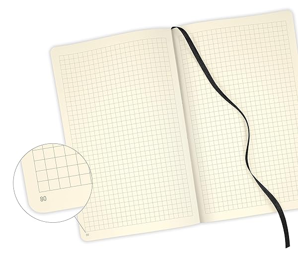 Castelli Milano AQUARELA Amaranth Notebook 13x21 cm Squared Hard Cover Fuchsia Colour 240 Pag - 画像 (4)