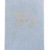 Eccolo Blue Faux Leather She is Strong Proverbs 31:25" Christian bible versed blank journal notebook