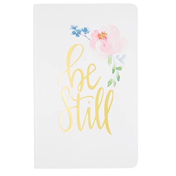 Eccolo Christian Writing Journal, “She is Clothed in Strength“, 200 Page Notebook with Inspirational Bible Verses, Flexible Cover, Ribbon Bookmark, 8.5x5.5