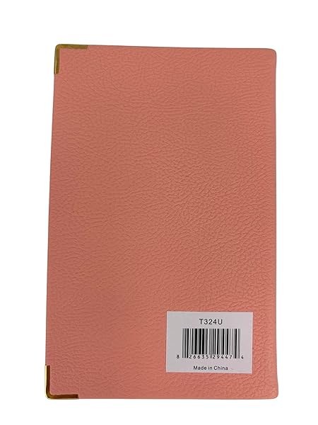 Eccolo "Daily Prayers Journal With 365 Bible Verses To Inspire You All Year Long Coral Pink Color with Metal Protector Corner - Image 4