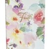 Eccolo "Faith Pink Cameilia Christian bible versed blank Journal Notebook Large 5"x 8.25"