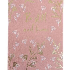 Eccolo Faux Leather Journal Notebook - "Be STILL AND KNOW." Psalm 46: 10 Christian bible versed blank journal notebook