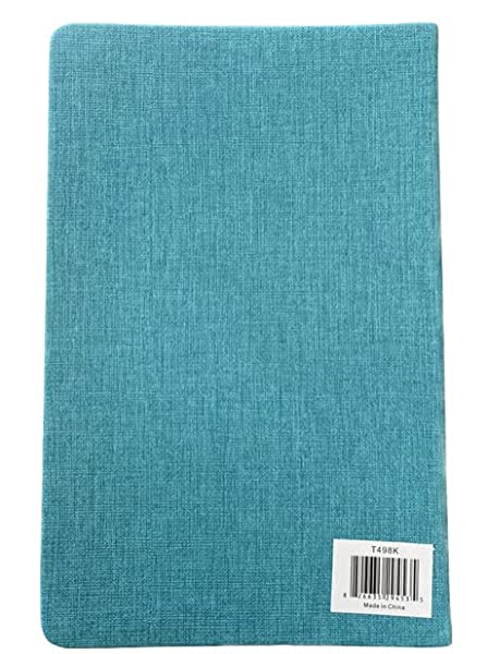 Eccolo "God Has Made Everything Beautiful in Its Time Blank Christian Journal Notebook Turquoise hard Cover - Image 3