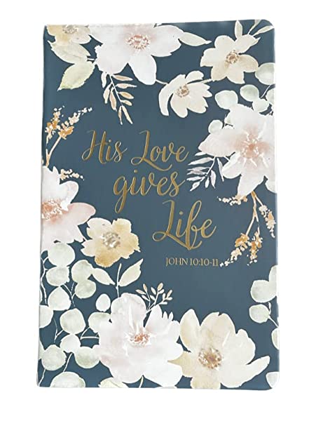Eccolo "HIS LOVE GIVES LIFE" John 10: 10-11 Journal Notebook with Bible Verses designed by Corinne Haig