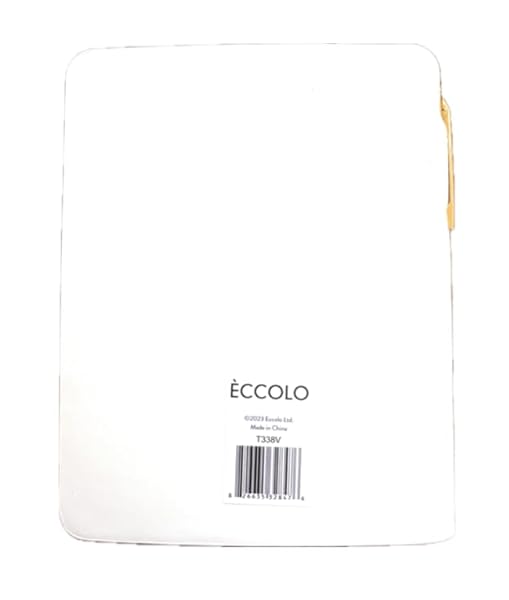 Eccolo Pocket Pen Journal Prayer, 192 Lined Page Super Flexible Notebook, 5.75 x 4.5, Pen Included, Cream Tone with Gold Botanical pattern with Gold Pen - Image 3