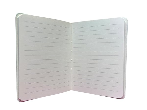 Eccolo, Pocket Pen Journal with Multi Flower design, 192 Lined Page Super Flexible Notebook, 5.75 x 4.5, Pen Included, Mint - Image 4