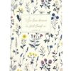 Eccolo "We Love Beacuse HE First Loved Us. 1 John 4:19" Wild Flower Christian bible versed blank Journal Notebook Large 5"x 8.25"