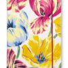 Kate Spade New York Take Note Large Notebook Journal, Vegan Leather Hardcover Journal, Diary Includes 168 Lined Pages, Painted Tulips