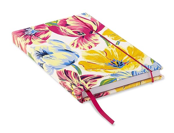 Kate Spade New York Take Note Large Notebook Journal, Vegan Leather Hardcover Journal, Diary Includes 168 Lined Pages, Painted Tulips - Image 7
