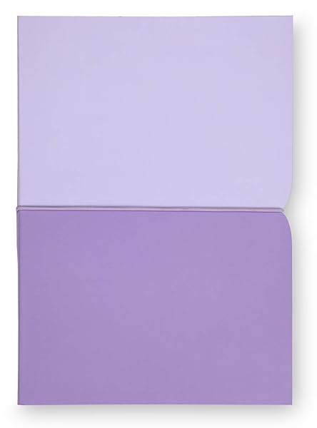 Kate Spade New York Vegan Leather Plunge Notebook, 10" x 7" Journal with 168 Lined Pages, Lilac - Image 4