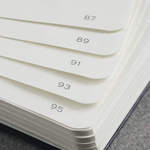 LEUCHTTURM1917 - Notebook Hardcover Paperback B6+ - 219 Numbered Pages for Writing and Journaling (Lemon, Dotted) - Image 4