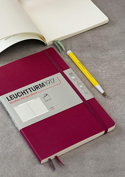 LEUCHTTURM1917 - Notebook Softcover Composition B5-123 Numbered Pages for Writing and Journaling (Plain, Fresh Green) - Image 3