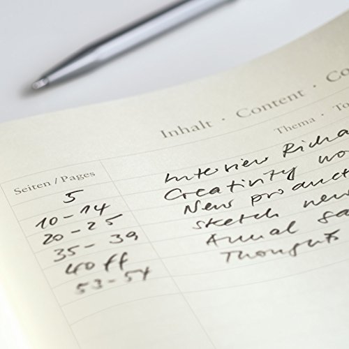Leuchtturm Medium Sized Hardcover Lined White Notebook - Image 4