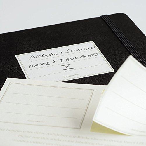 Leuchtturm Medium Sized Hardcover Lined White Notebook - Image 5