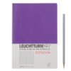 Leuchtturm1917 Medium A5 Jottbook Notebook Softcover Ruled / Lined - Purple / Lilac