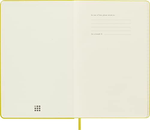 Moleskine Classic Notebook, Hard Cover, Large (5" x 8.25") Ruled/Lined, Hay Yellow (Silk), 240 Pages - Image 9