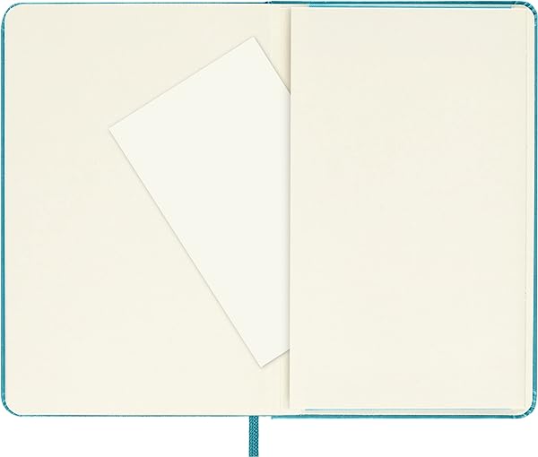 Moleskine Classic Notebook, Hard Cover, Pocket (3.5" x 5.5") Dotted, Reef Blue, 192 Pages - Image 5