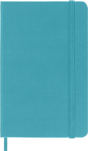 Moleskine Classic Notebook, Hard Cover, Pocket (3.5" x 5.5") Dotted, Reef Blue, 192 Pages