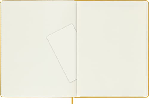 Moleskine Classic Notebook, Hard Cover, XL (7.5" x 9.5") Ruled/Lined, Hay Yellow (Silk), 192 Pages - 画像 (5)