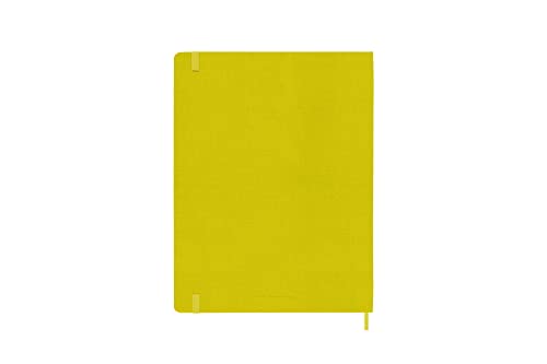 Moleskine Classic Notebook, Hard Cover, XL (7.5" x 9.5") Ruled/Lined, Hay Yellow (Silk), 192 Pages - 画像 (8)