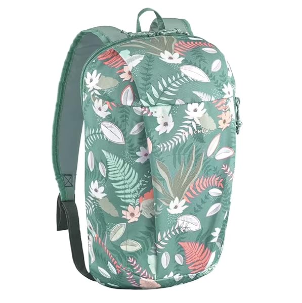 Quechua by Decathlon Nature Hiking Backpack - 10 L (Floral Green)