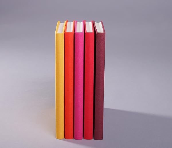 Semikolon A4 Classic Linen Cover Notebook, 8.5 X 12 Inches, 144 Lined Pages, 100g Cream Colored Paper, Grey (02515) - Image 6